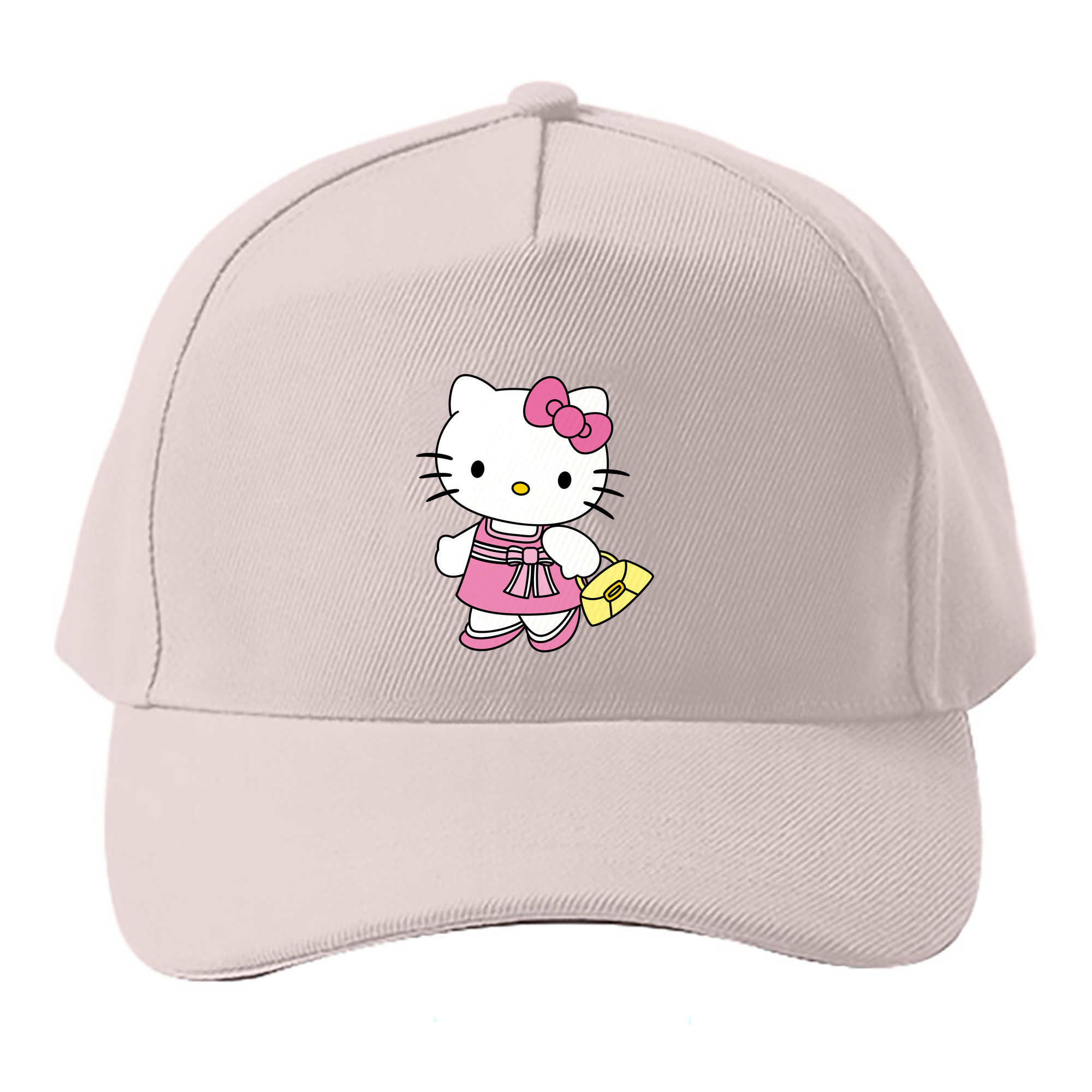 （画像用） Hello Kitty ハローキティ ベースボールキャップ 綿100％ 男女兼用 帽子 スポーツ